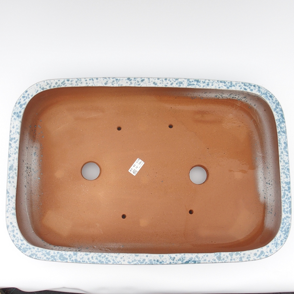 Bol 63 x 42 x 12 cm bleu-blanc