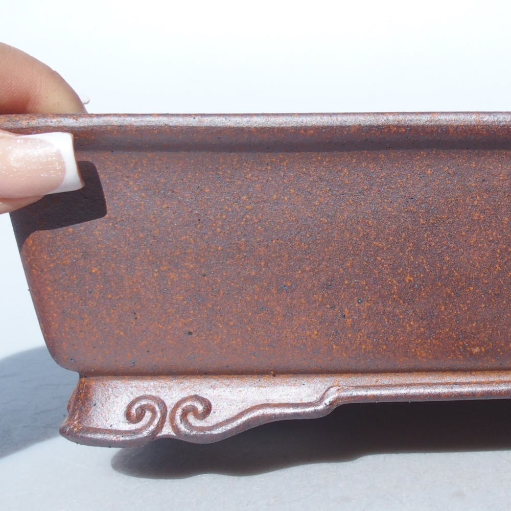 Bol 21 x 17 x 7 cm brun