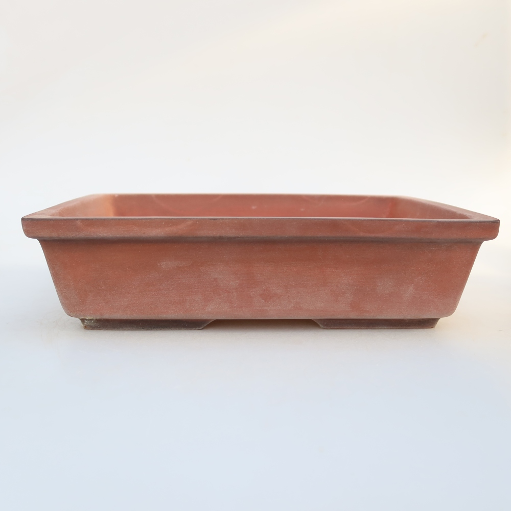 Bol en céramique  25,5 x 19 x 7 cm, couleur brique