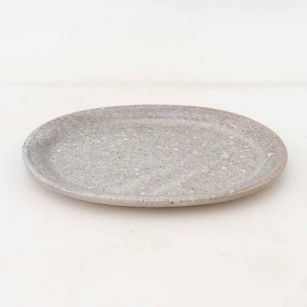 Soucoupe ovale Bonsaï S - 20 x 16,5 x 1,5 cm - beige