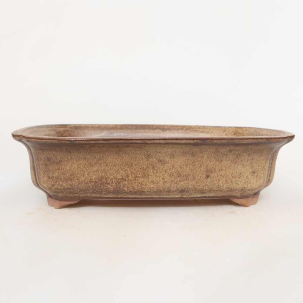 Bol en céramique  24 x 17 x 6 cm, couleur marron