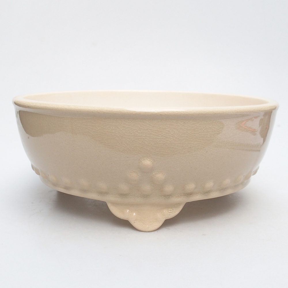 Bol 21 x 21 x 8,5 cm beige