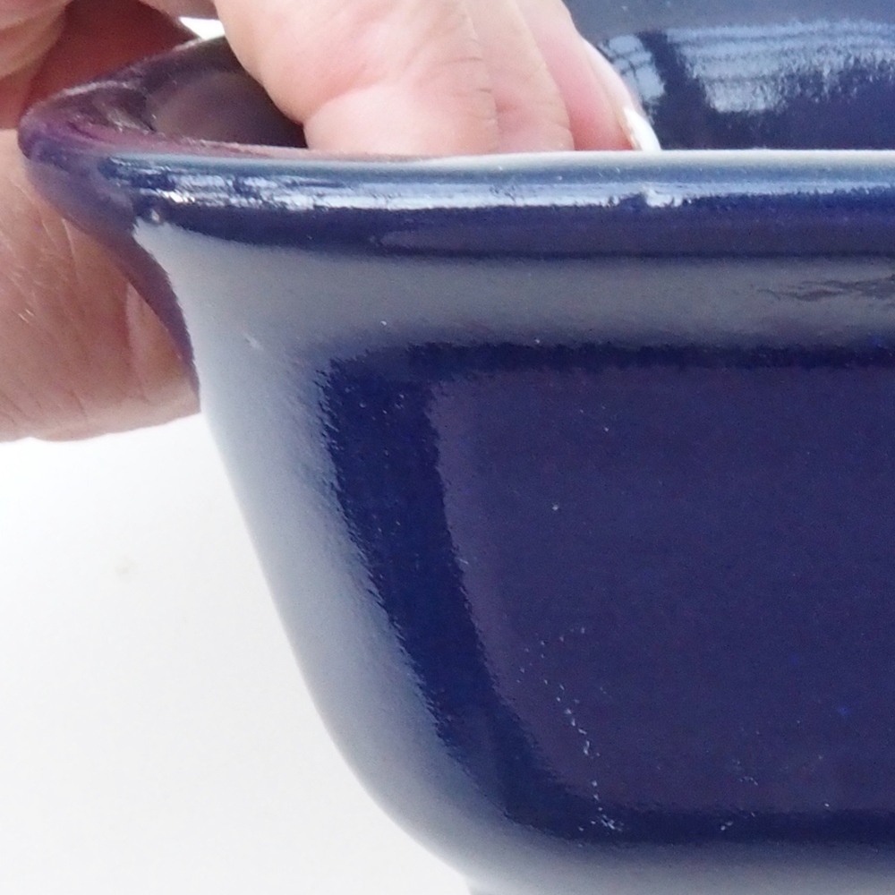 Bol à bonsaï H38 - 12 x 10 x 5,5 cm - bleu