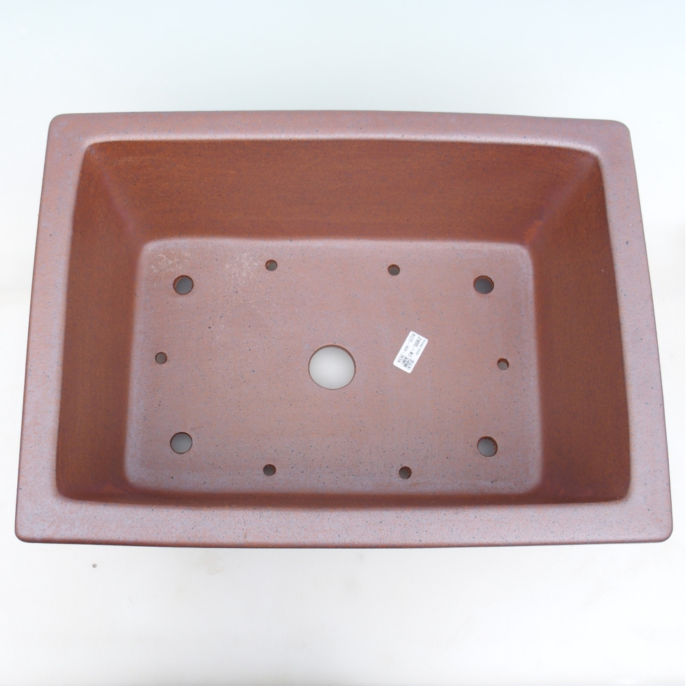 Bol bonsaï en céramique 51 x 37,5 x 20 cm , couleur métal - ENLEVEMENT PERSONNEL UNIQUEMENT ou transport sur palette