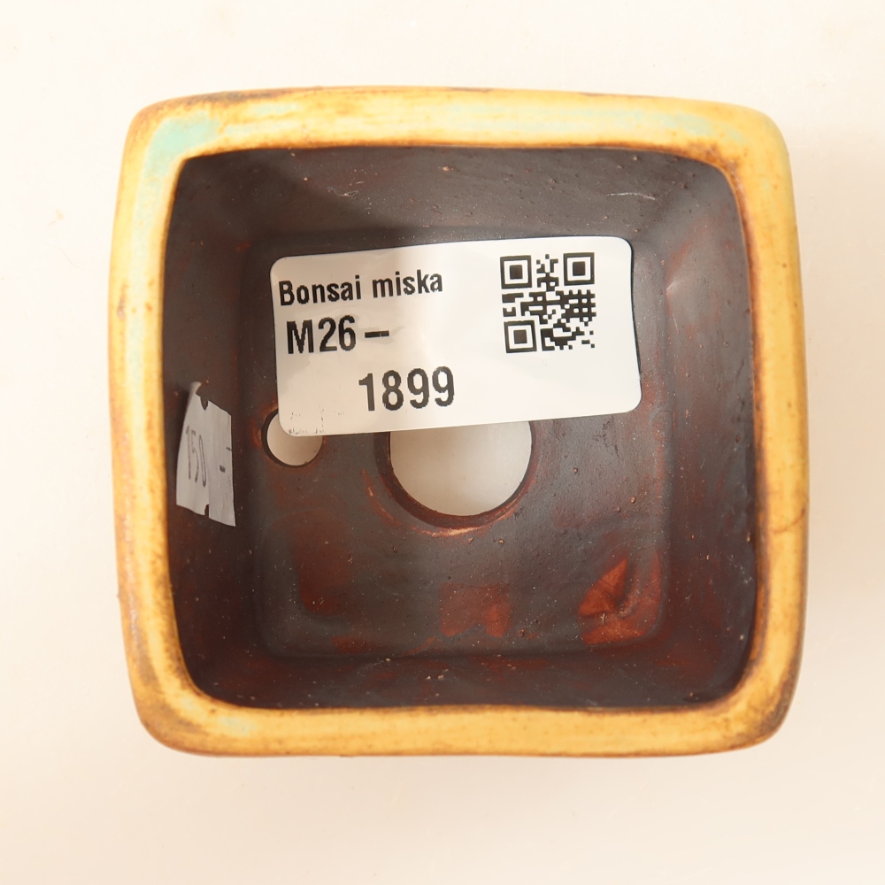 Bol à bonsaï en céramique 6 x 6 x 4,5 cm, vert