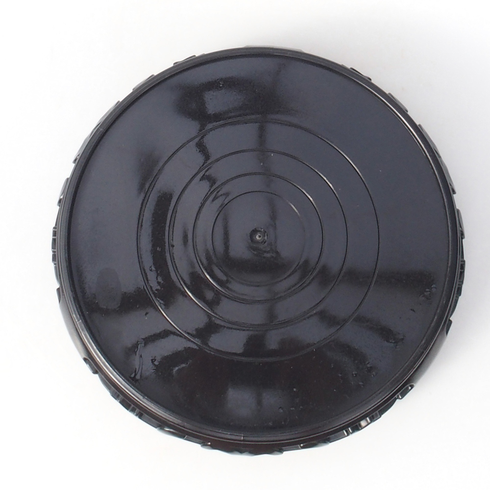 Table à bonsaï en plastique ronde 21 x 21 x 5 cm, noire