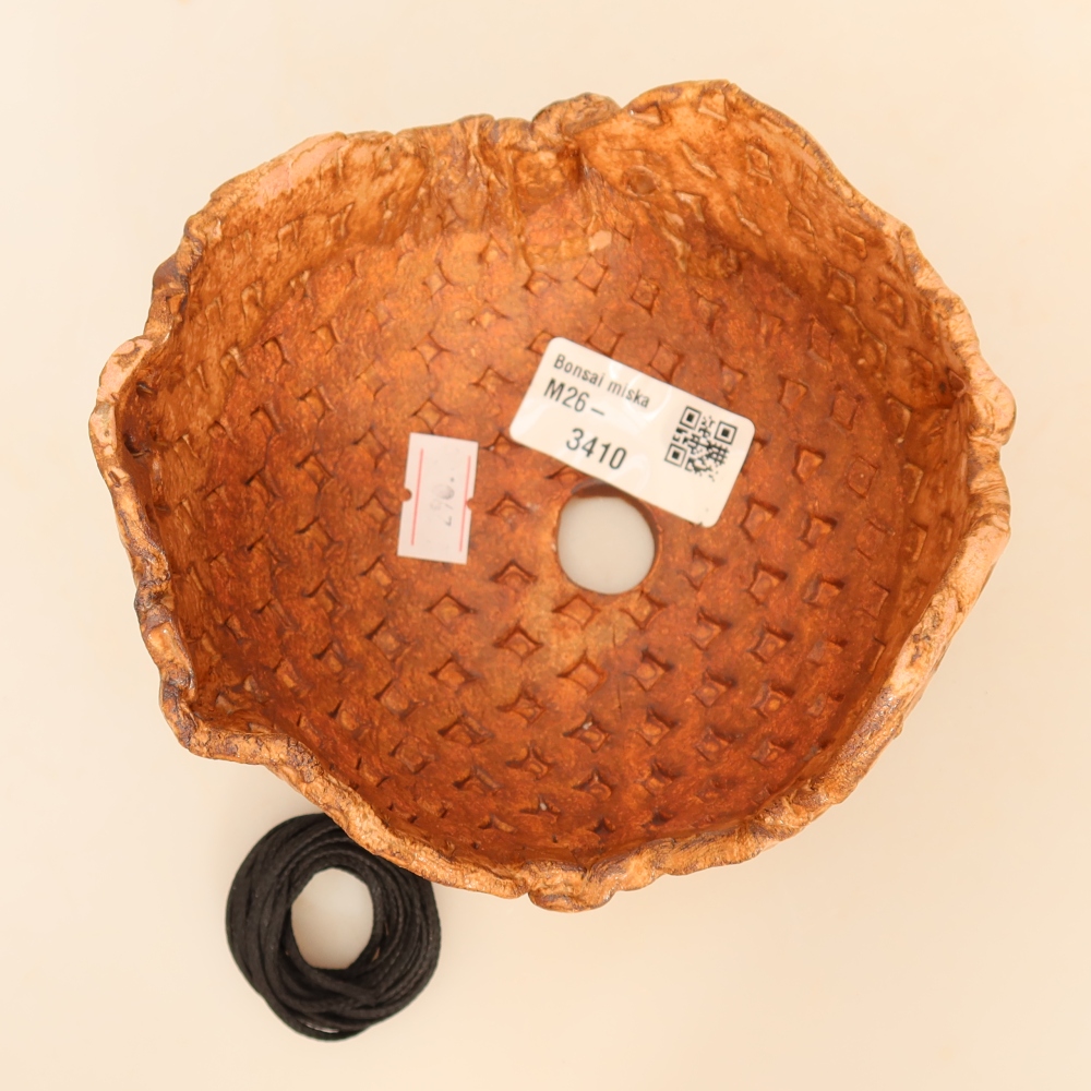 Coquille en céramique pour kokedama, 12,5 x 12,5 x 8 cm, couleur rose