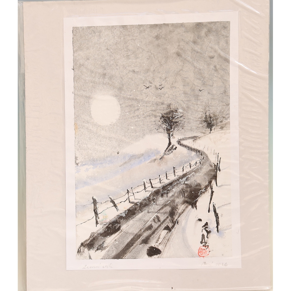 Calligraphie - Voyage hivernal