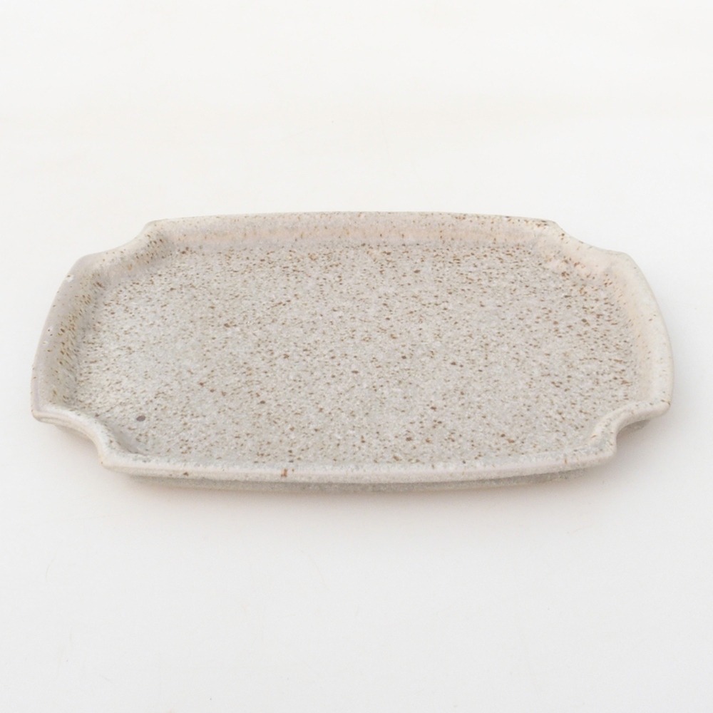 Bol en céramique H03 - 17 x 12,5 x 1 cm - beige