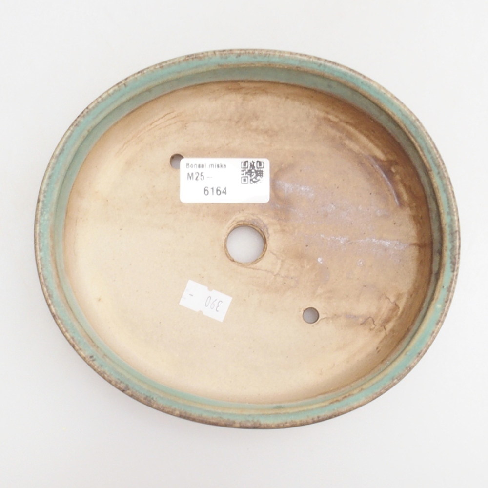Bol à bonsaï en céramique 10 x 8,5 x 4 cm, brun