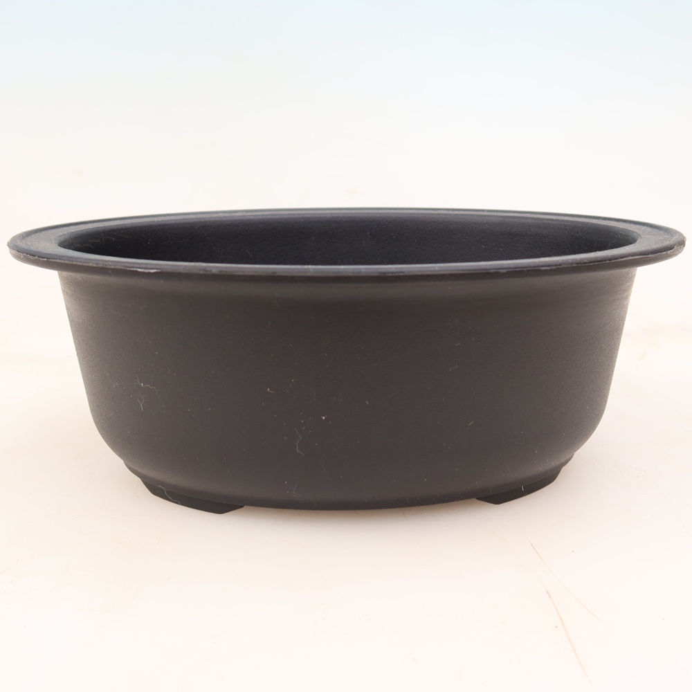 Pot à bonsaï en plastique MP-27 noir - 18,5 x 14,5 x 7 cm