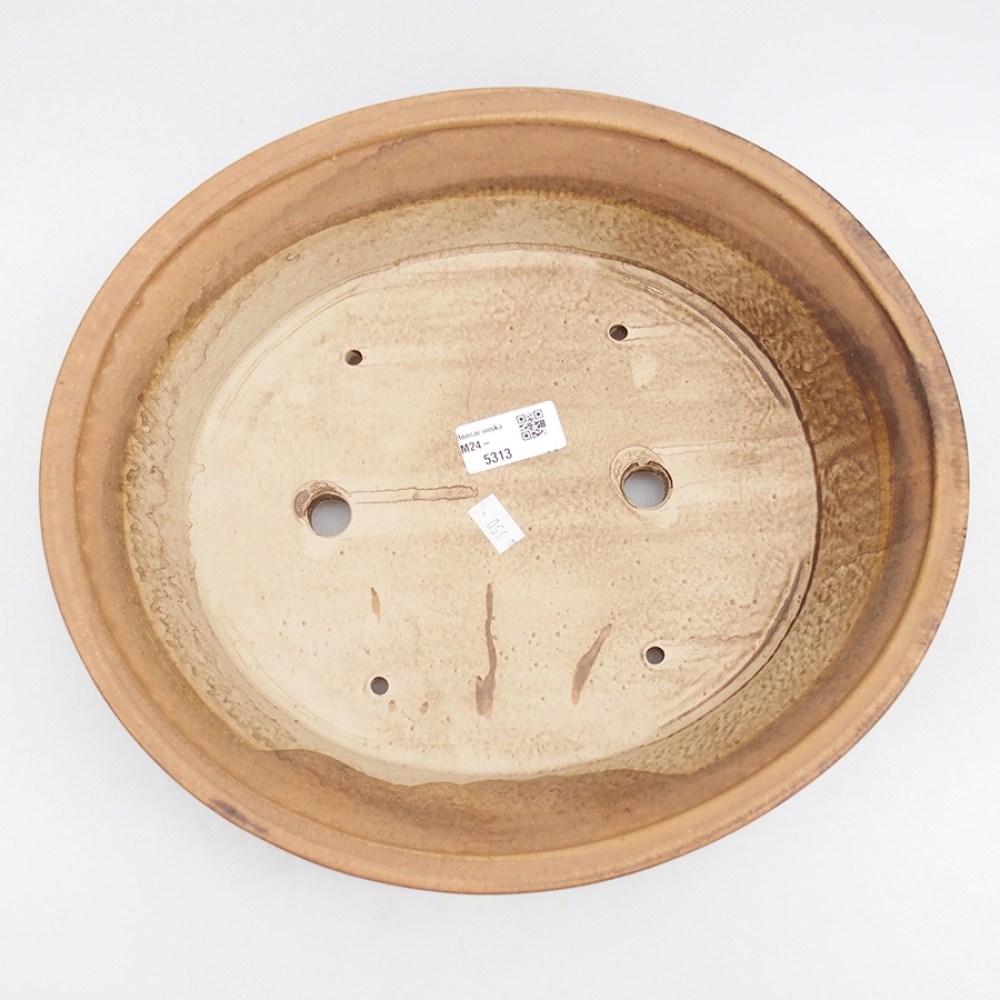 Bol à bonsaï en céramique 32 x 29 x 7 cm, rose