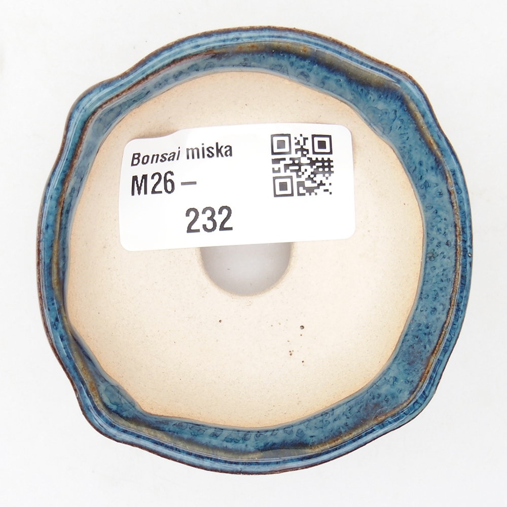 Mini bol bonsaï 6,5 x 6,5 x 2,5 cm, couleur bleu