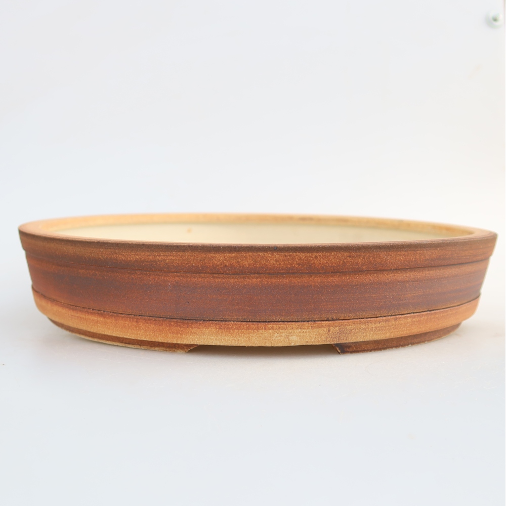 Bol en céramique  29,5 x 29,5 x 5,5 cm, couleur marron