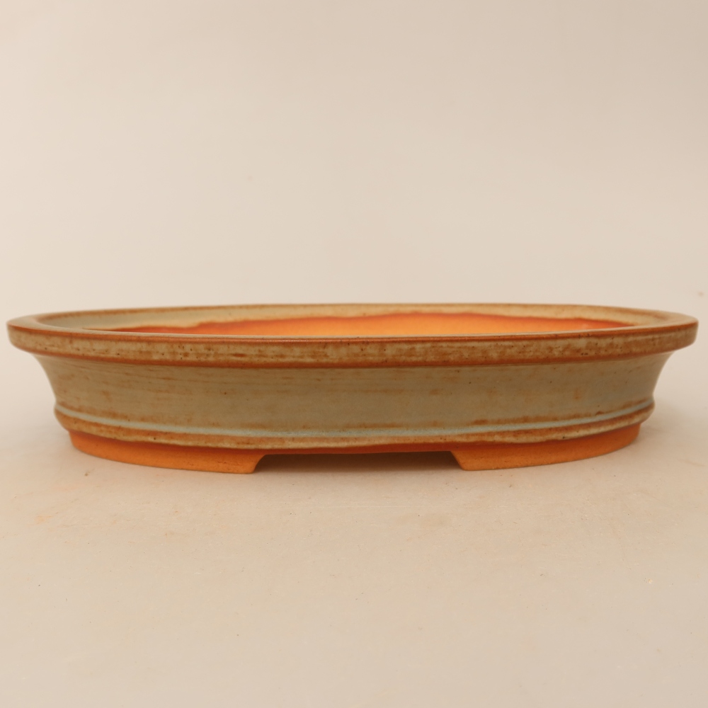 Bol en céramique  21 x 14,5 x 3,5 cm, couleur beige