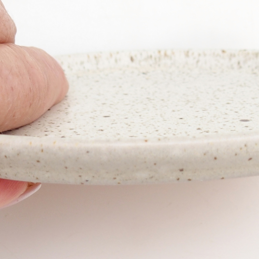 Soucoupe en céramique H11 - 11,5 x 9,5 x 1 cm