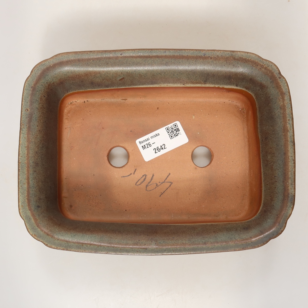 Bol en céramique  20 x 15,5 x 6 cm , couleur marron