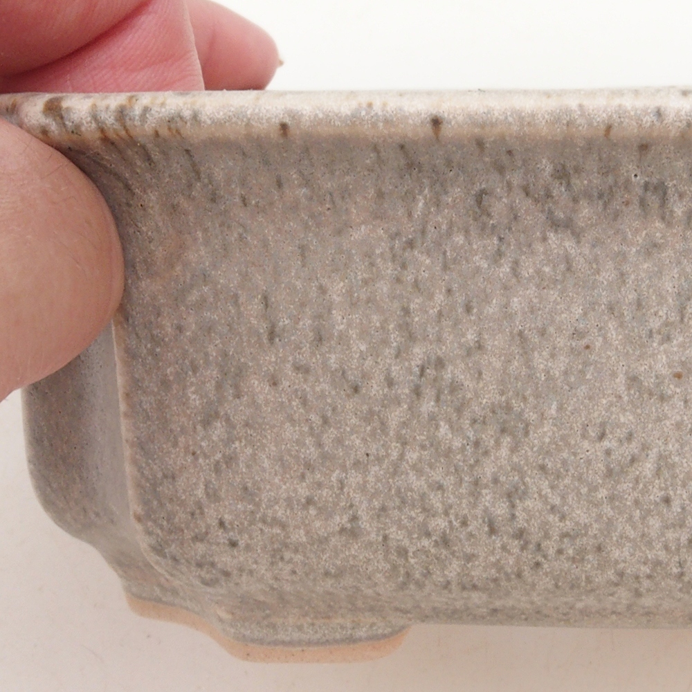 Bol à bonsaï H01 - 12 x 9 x 5 cm - beige