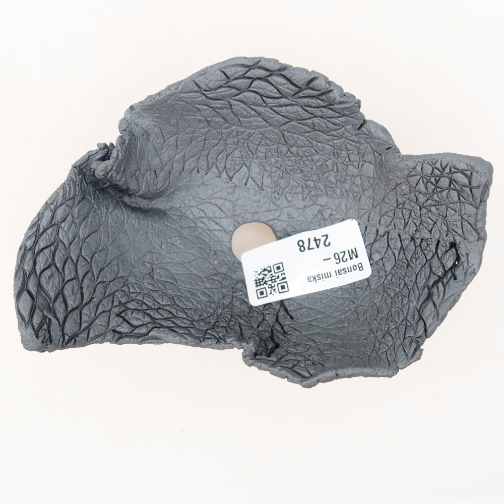 Coquille en céramique  13,5 x 9,5 x 6 cm, couleur métallique