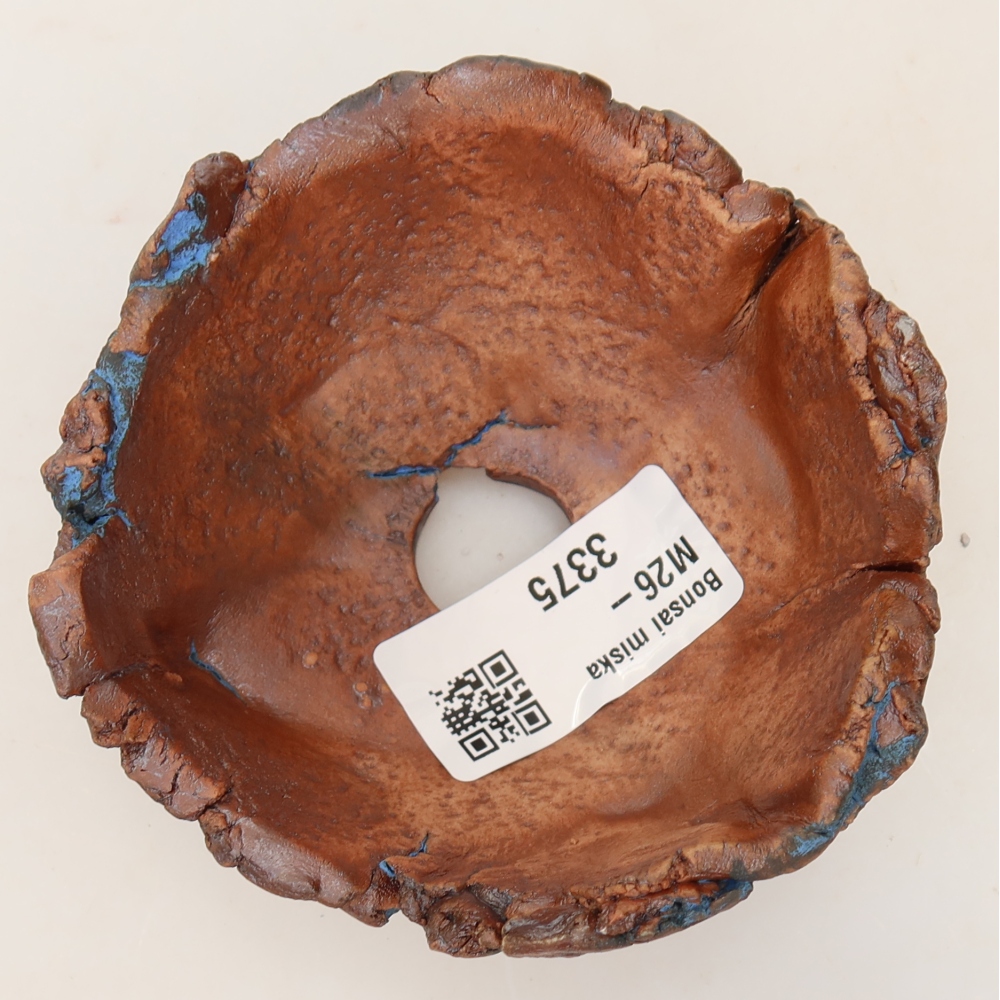 Coquille en céramique 9 x 9 x 4 cm, couleur bleue