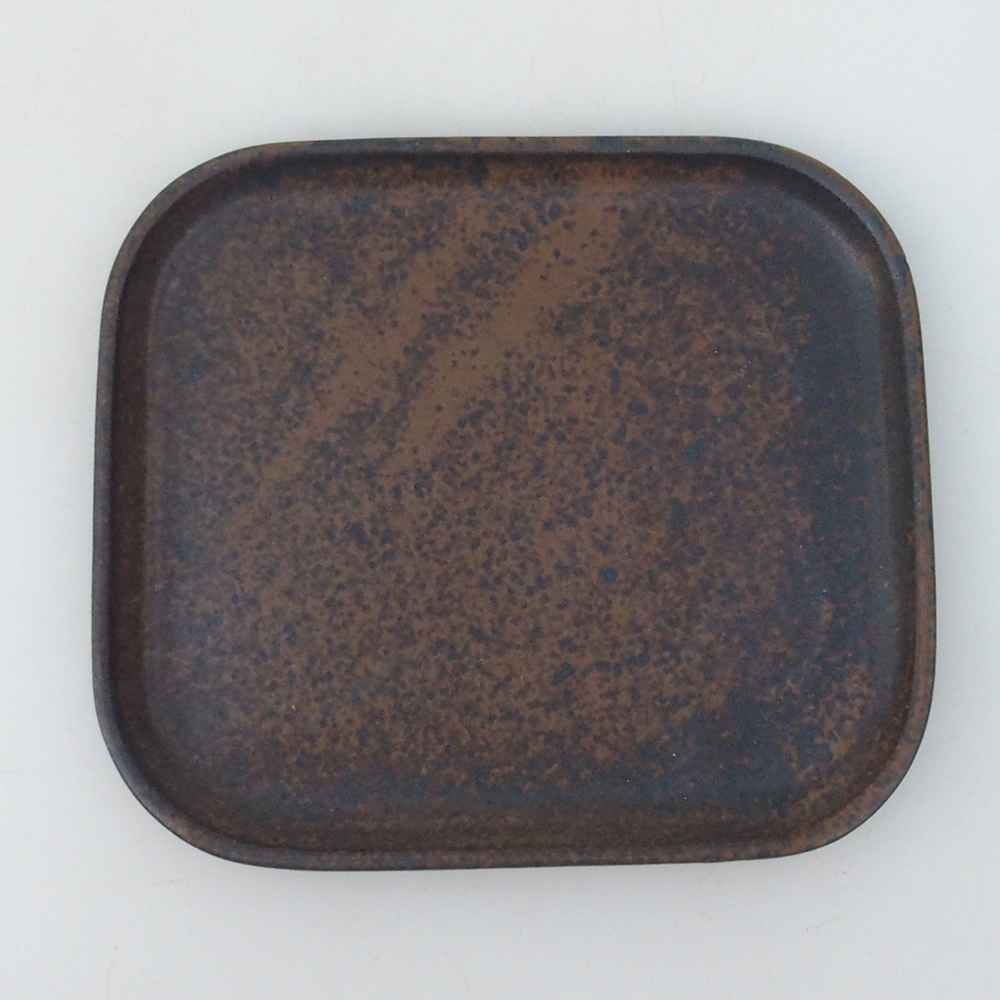 Bol en céramique H38 -12 x 11 x 1 cm - brun