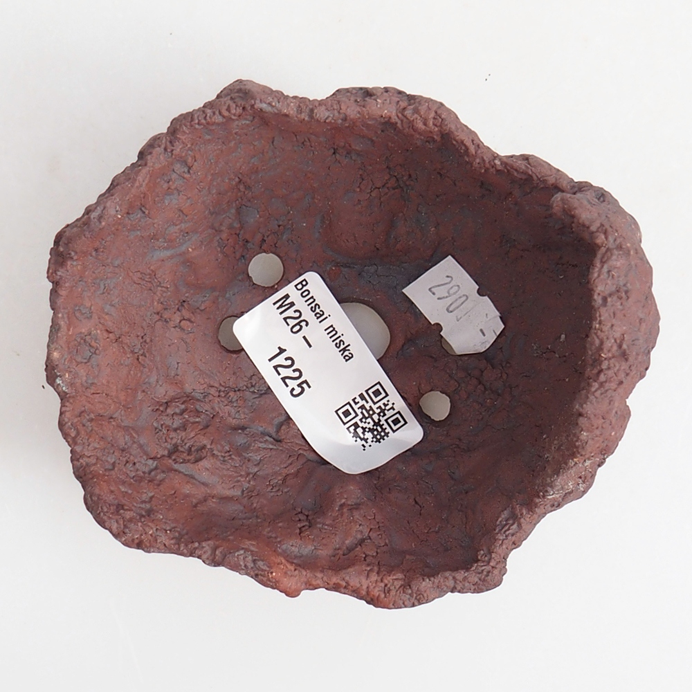 Coquille en céramique 9 x 7,5 x 9 cm , couleur marron