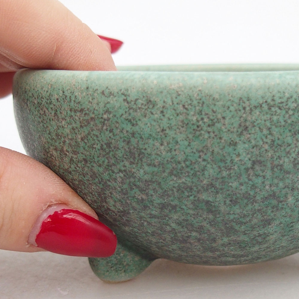 Bol à bonsaï en céramique 125 x 10 x 3 cm, brun