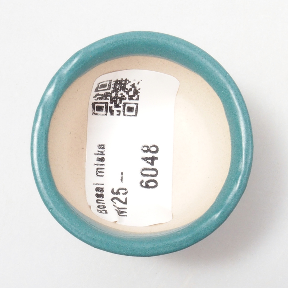 Bol à bonsaï en céramique 6,5 x 5,5 x 4 cm, couleur bleu