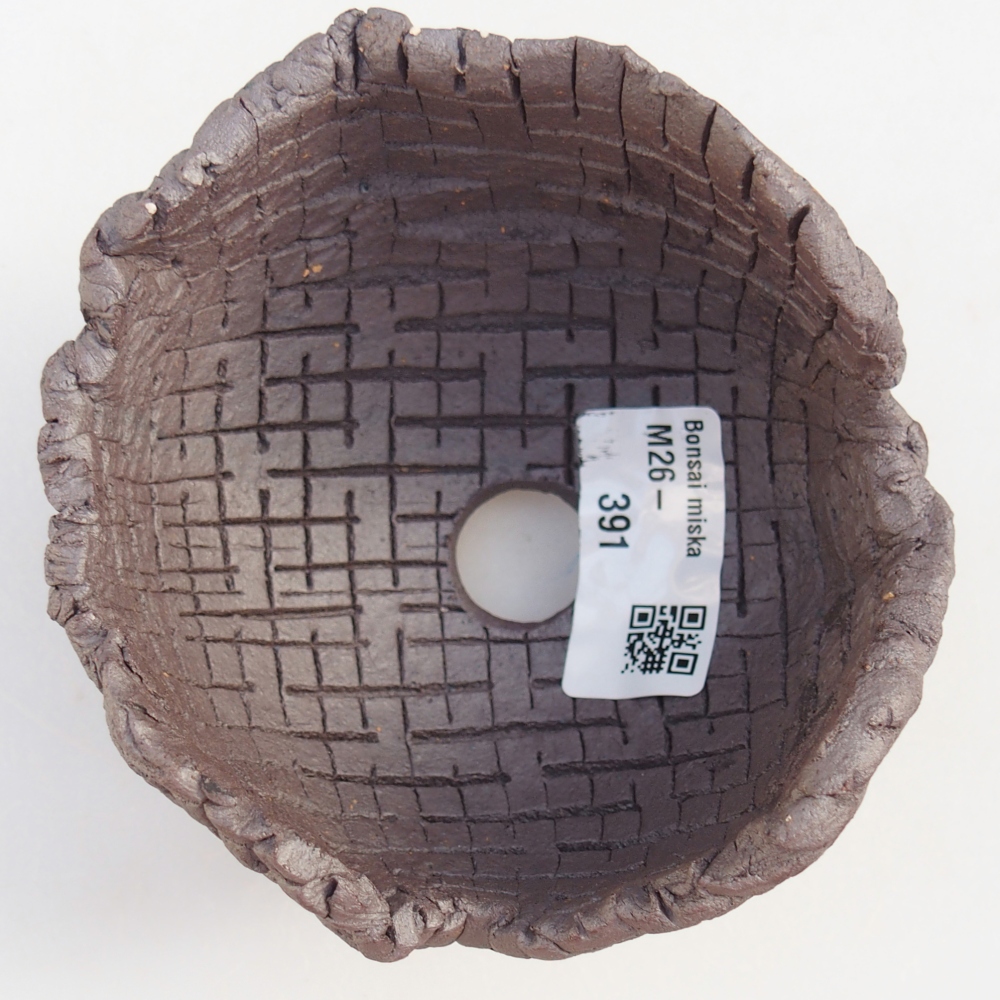 Coquille en céramique 10 x 10 x 7,5 cm , couleur métallique