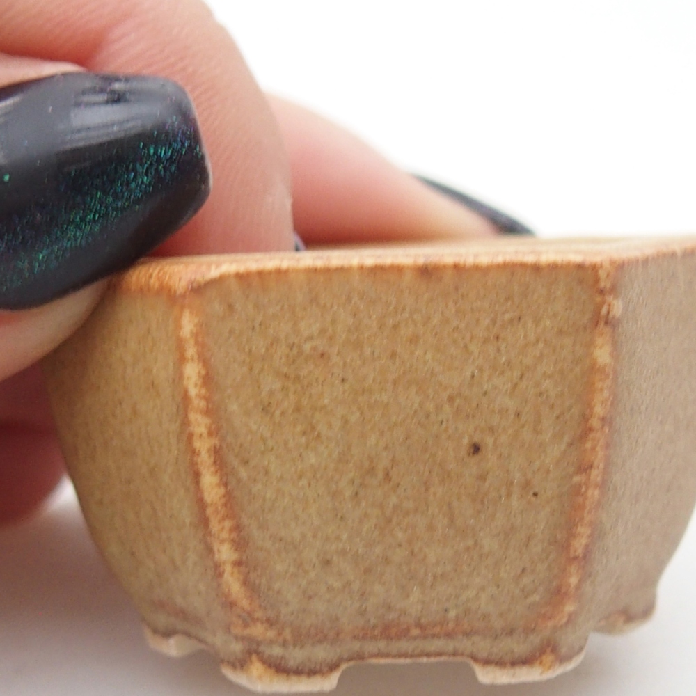 Mini bol bonsaï 4 x 3,5 x 2 cm, brun