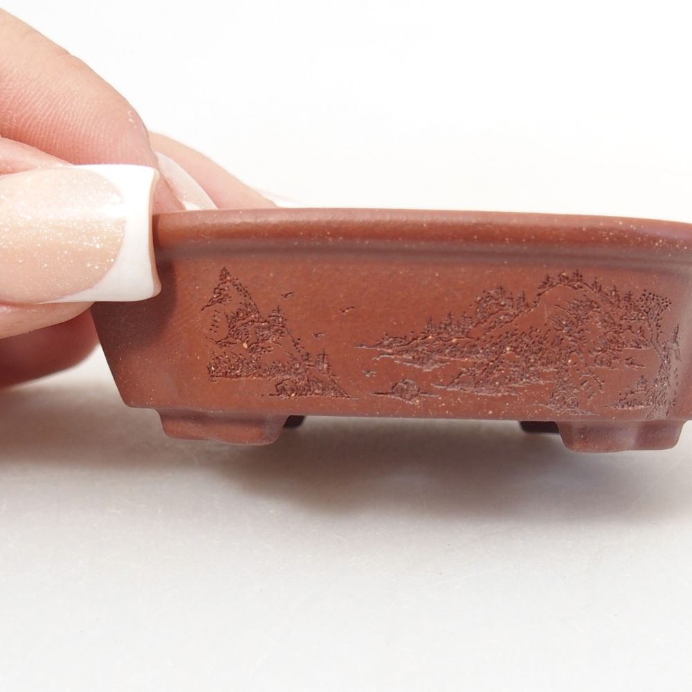 Bol 7 x 6 x 2 cm couleur brique