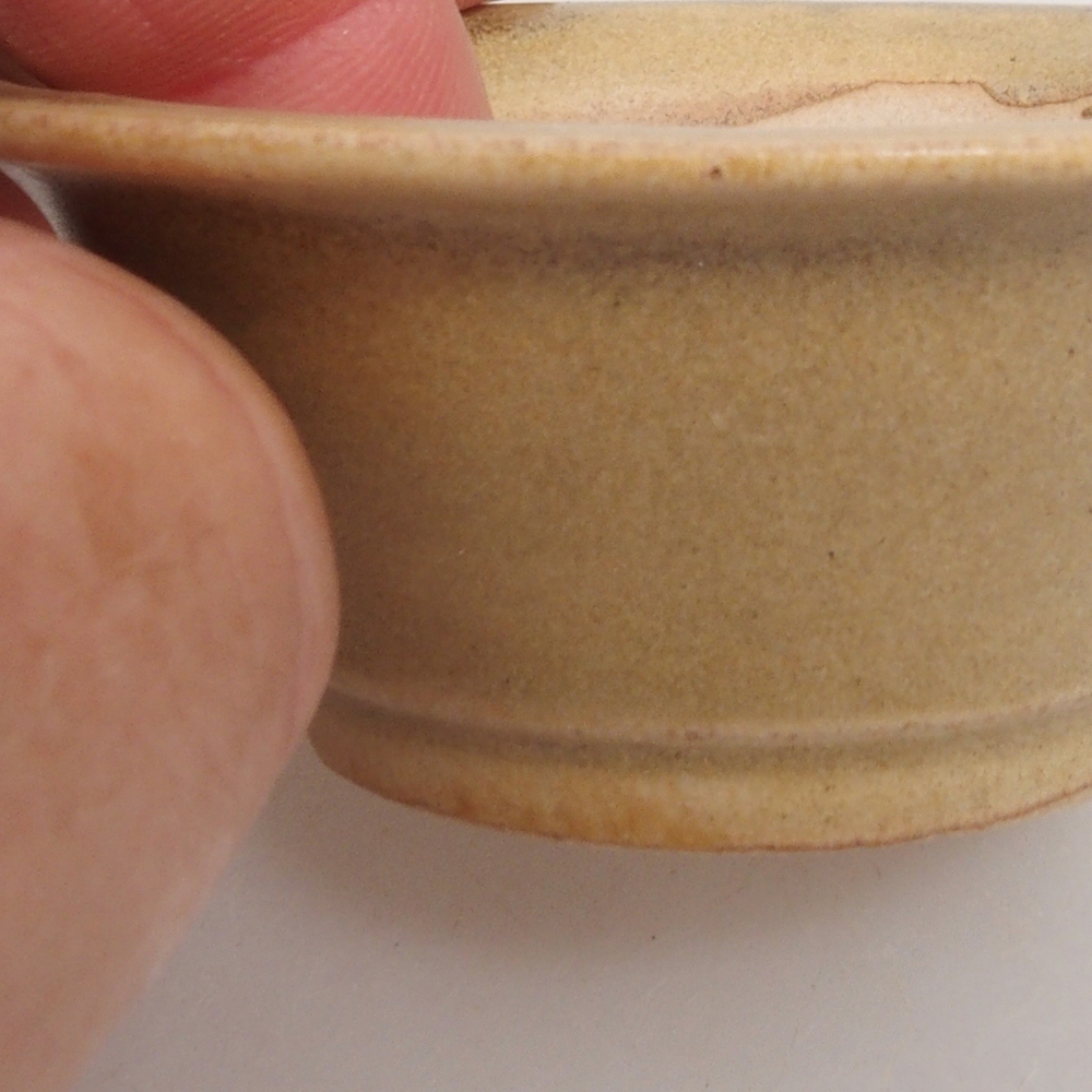 Mini bol bonsaï 7 x 7 x 2,5 cm, brun