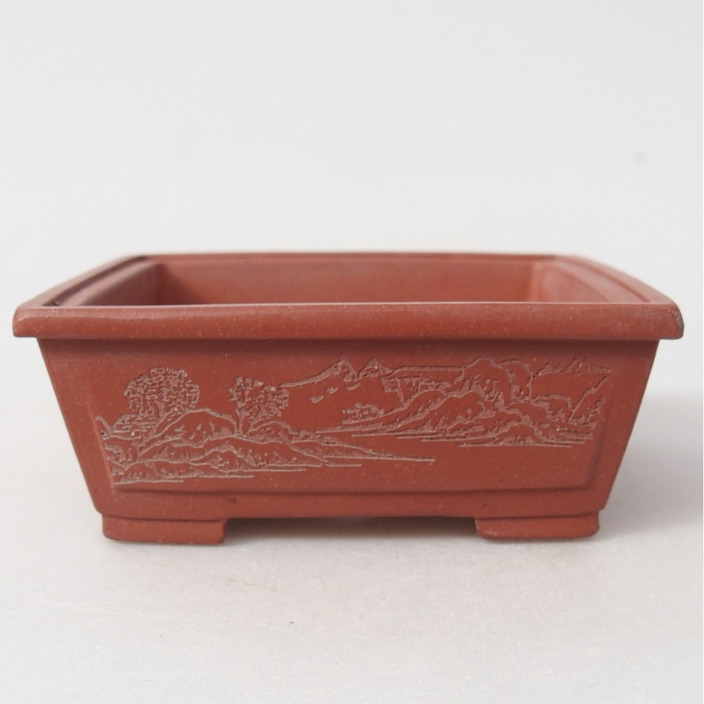 Mini bol bonsaï 7,5 x 6,5 x 3 cm, couleur brique