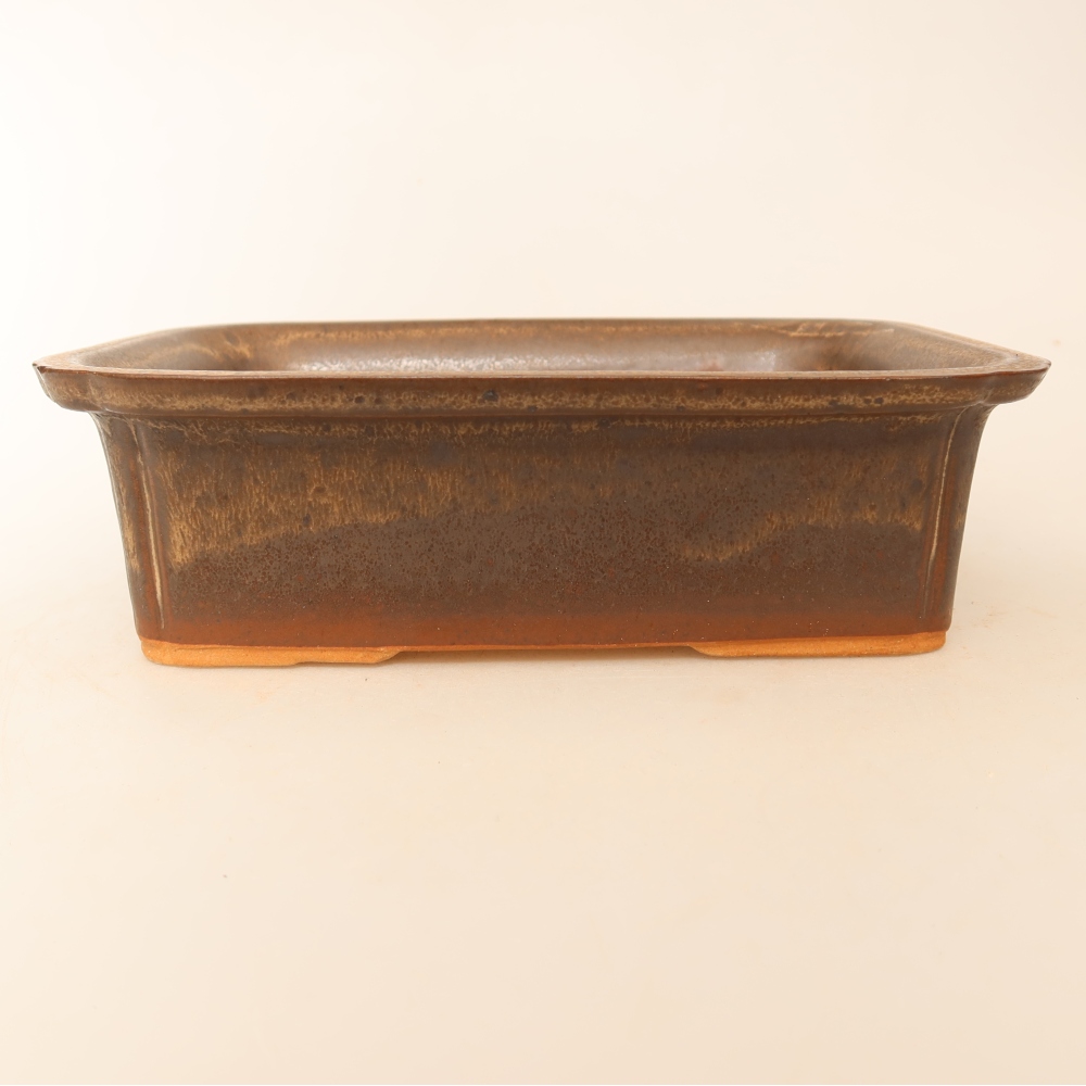 Bol en céramique  20 x 15,5 x 5,5 cm, couleur marron