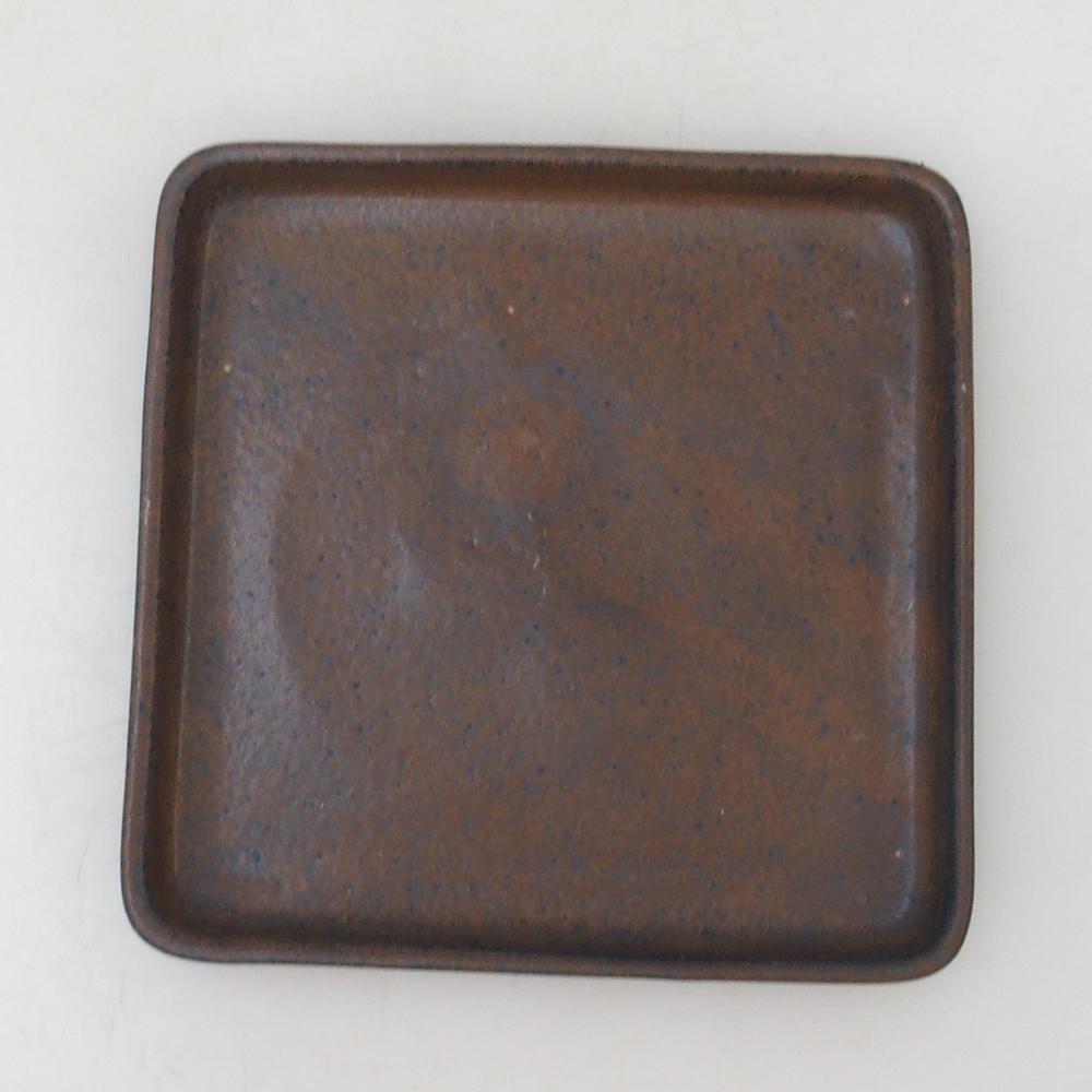 Soucoupe Bonsaï carrée 13,5 x 13,5 x 1,5 cm