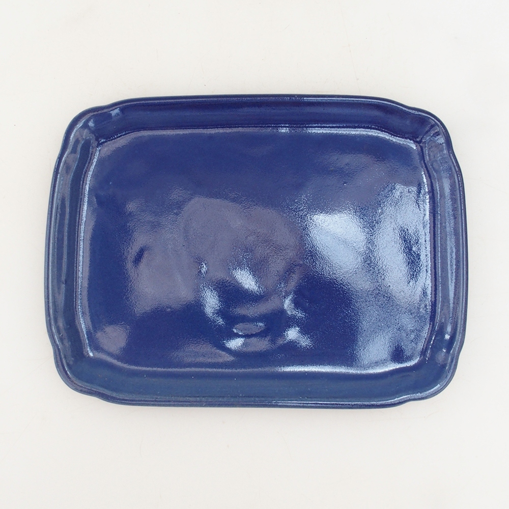 Bol en céramique H50 - 18 x 13 x 1 cm - bleu