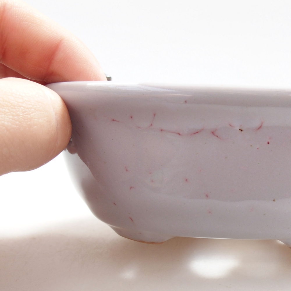 Bol à bonsaï en céramique 22 x 17 x 5 cm, vert