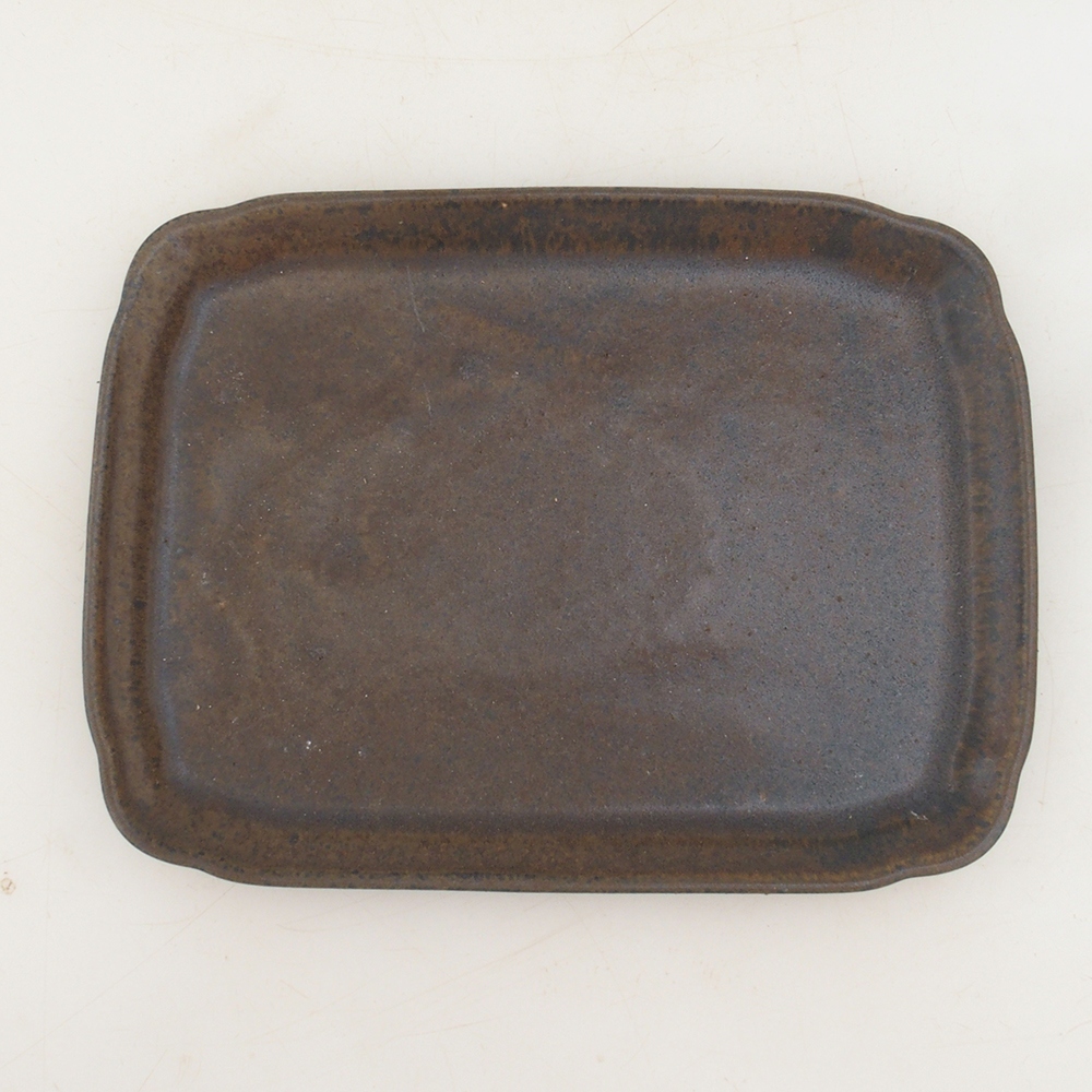 Bol en céramique H50 - 18 x 13 x 1 cm - brun