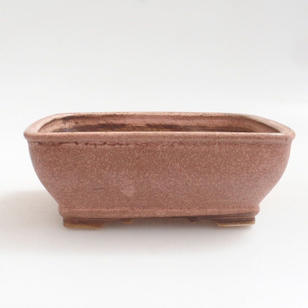 Bol à bonsaï en céramique 10 x 8,5 x 4 cm, brun