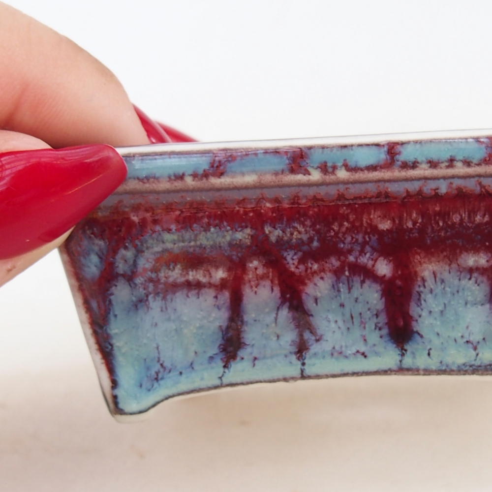 Mini bol bonsaï 7,5 x 6 x 3 cm, bordeaux