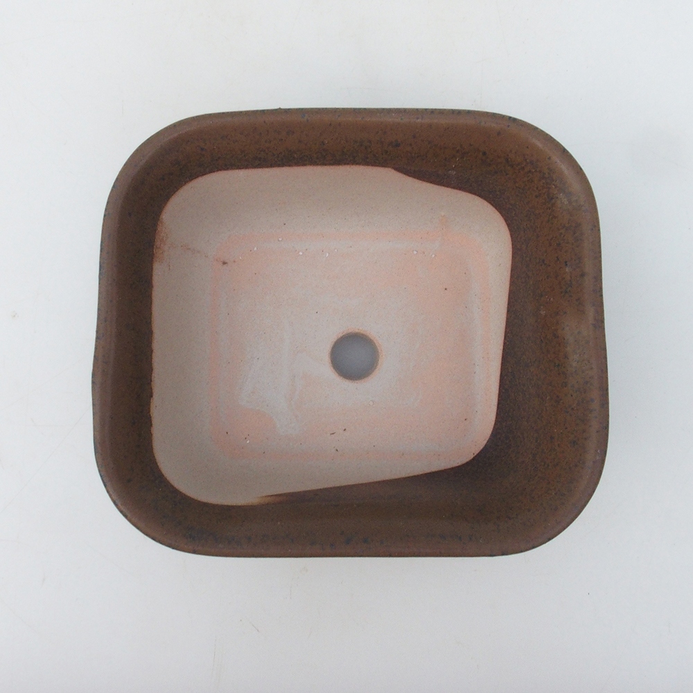 Bol à bonsaï H37 - 14,5 x 13 x 6,5 cm - brun