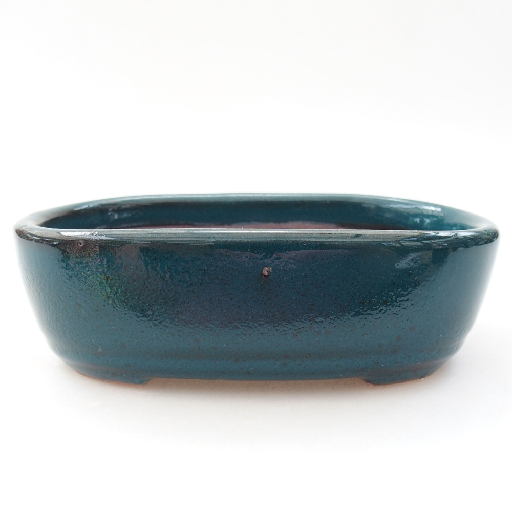 Bol à bonsaï en céramique 13 x 9 x 4 cm, vert