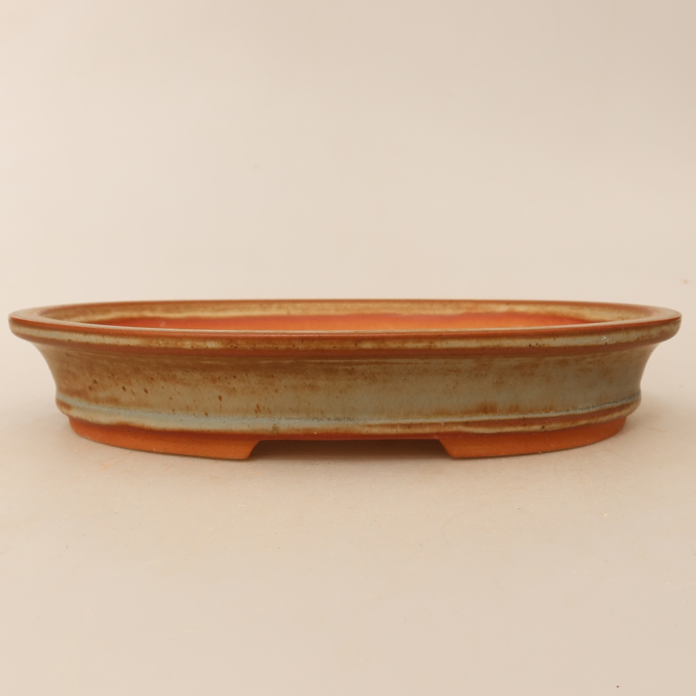 Bol en céramique  21 x 14,5 x 3,5 cm, couleur beige