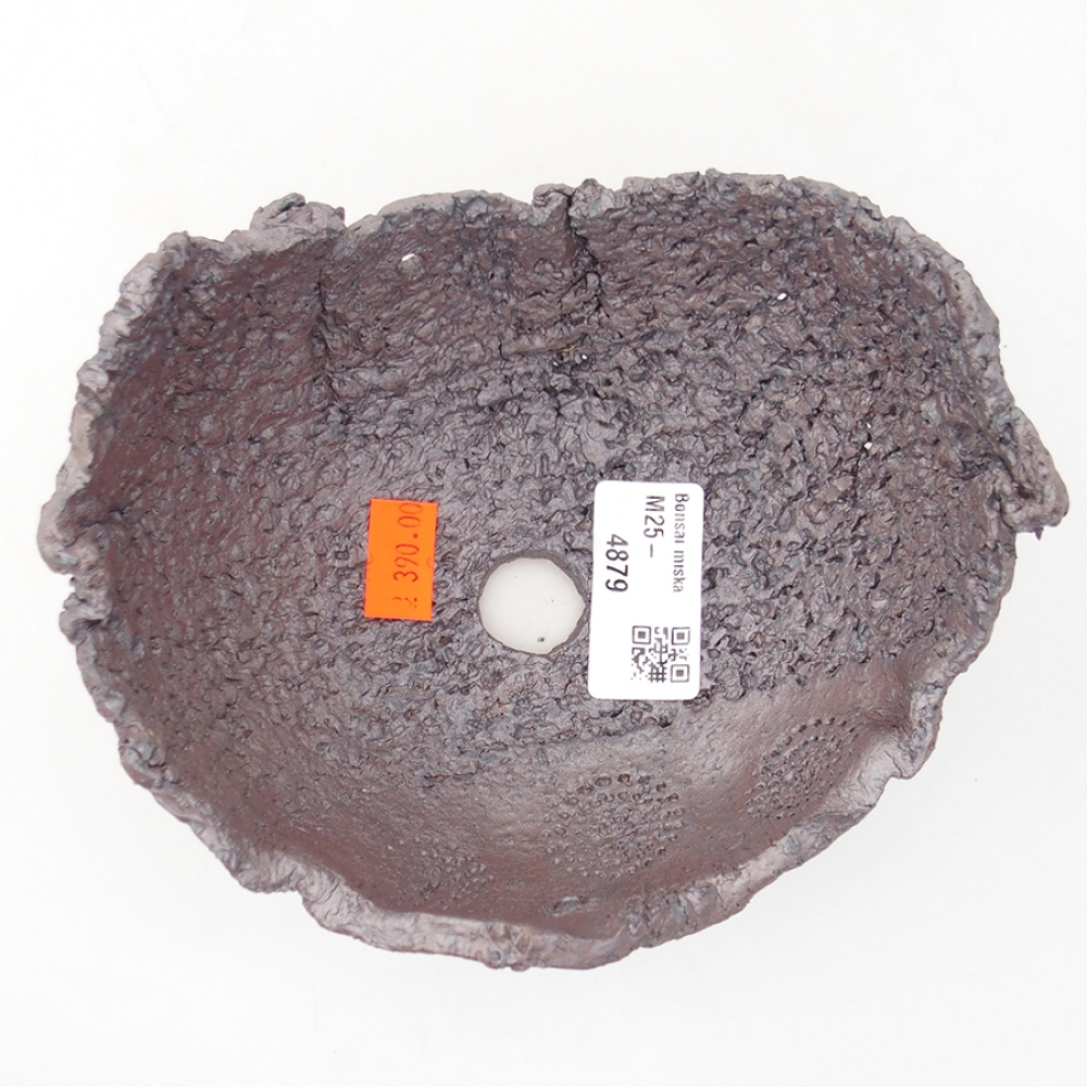 Coque en céramique 14 x 12,5 x 8 cm , couleur métallique