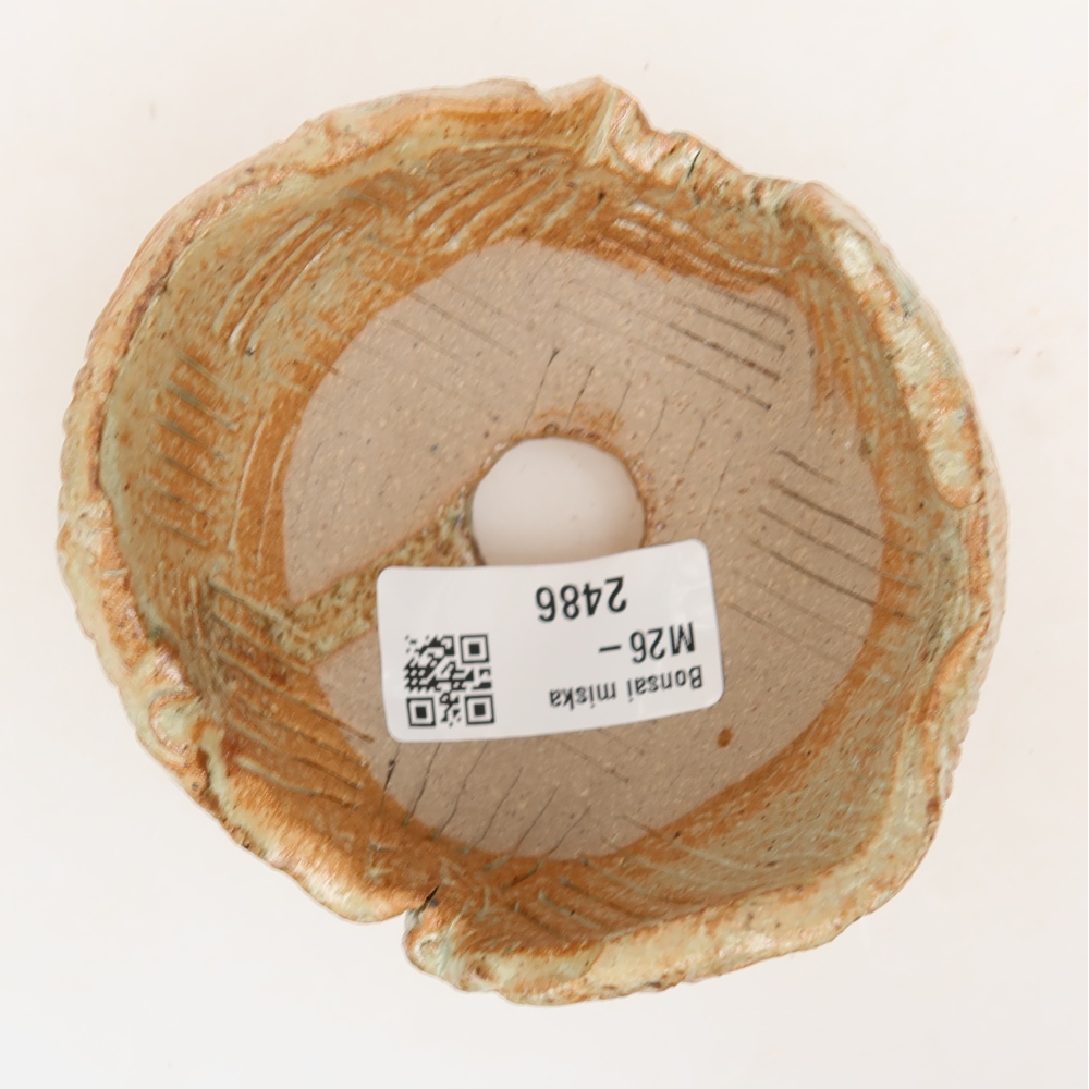 Coque en céramique 9 x 8,5 x 6,5 cm , couleur beige
