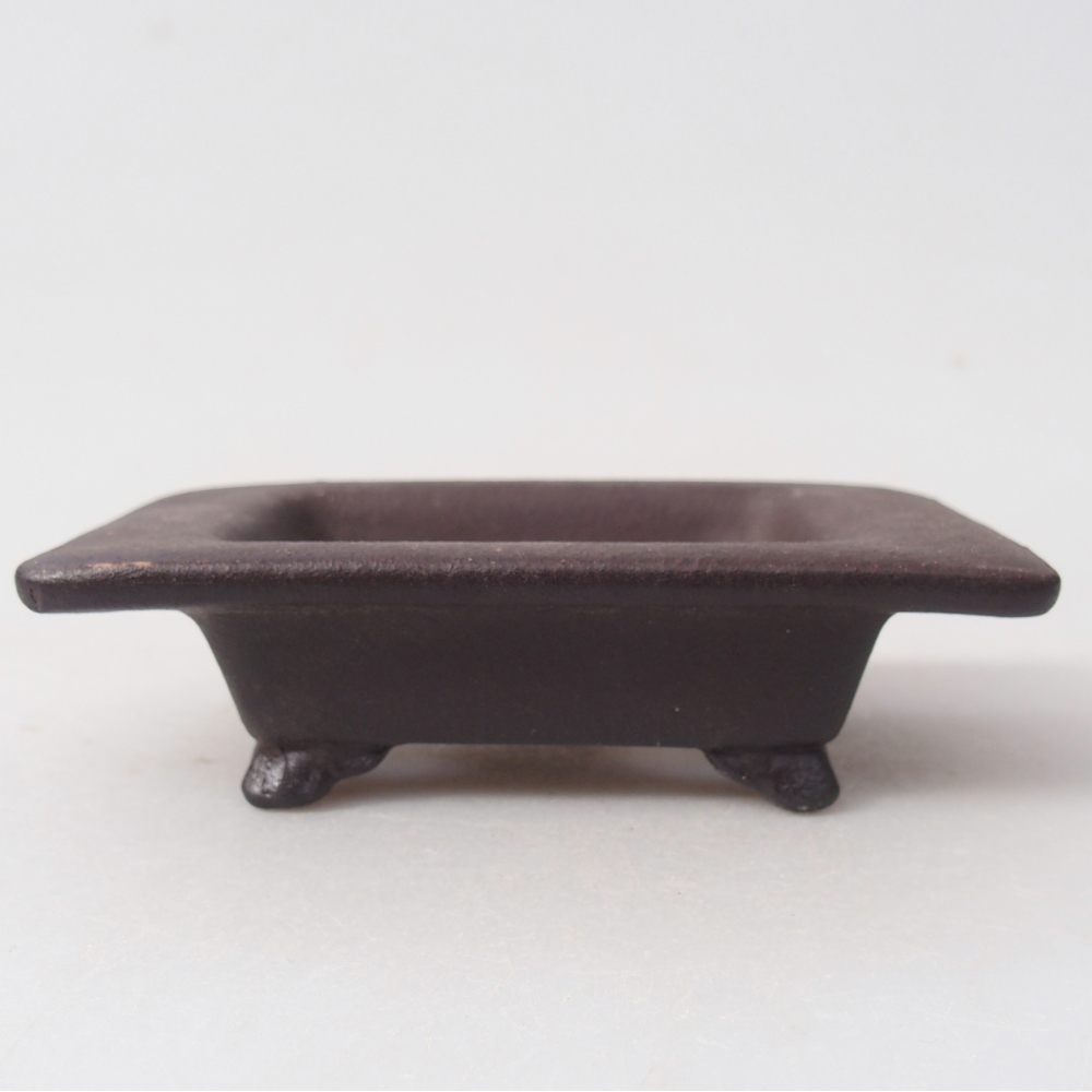 Mini bol bonsaï 9,5 x 6,5 x 3 cm, brun