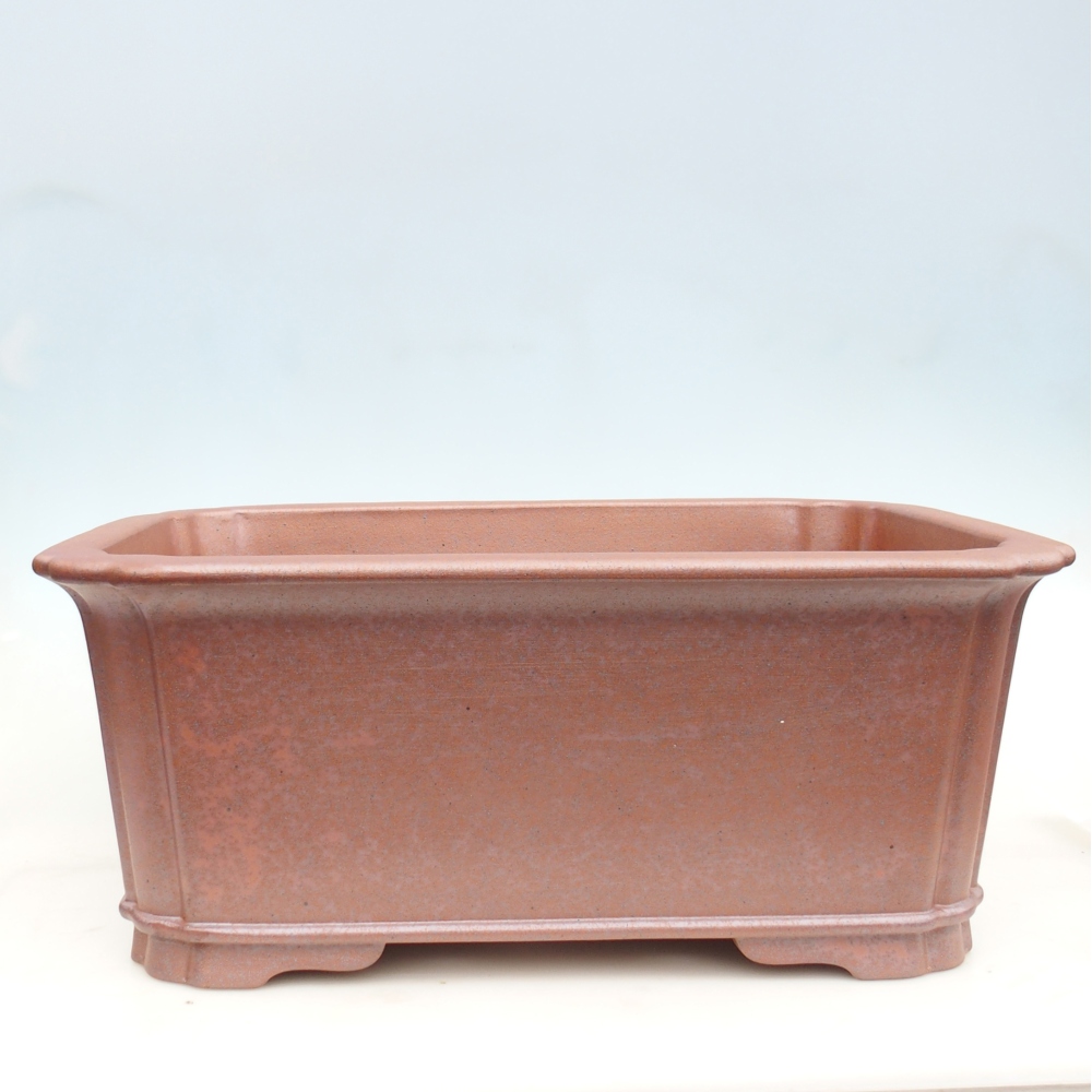 Bol bonsaï en céramique 61,5 x 47,5 x 26 cm , couleur métal - ENLEVEMENT PERSONNEL UNIQUEMENT ou transport sur palette