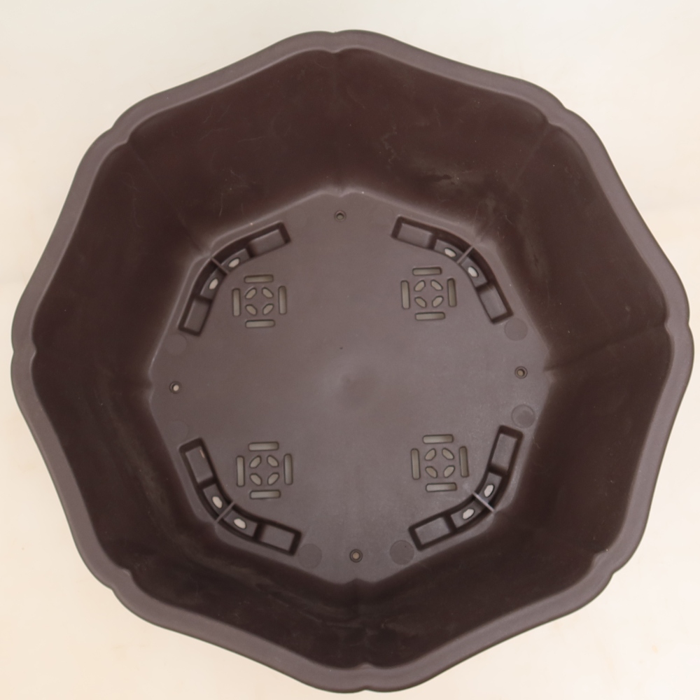 Pot à bonsaï en plastique MP-31 marron - 39,5 x 37,5 x 14,5 cm