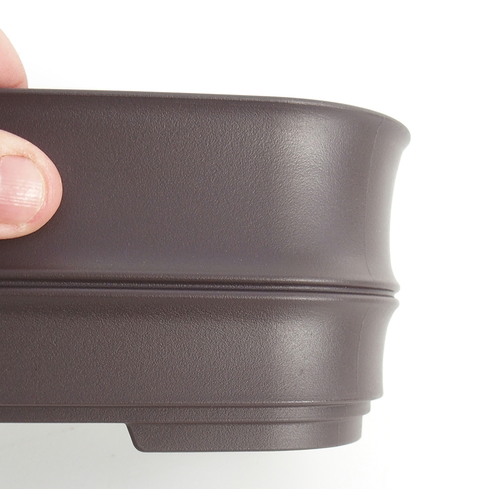 Bol en plastique MP-23 - 21 x 15 x 8 cm brun