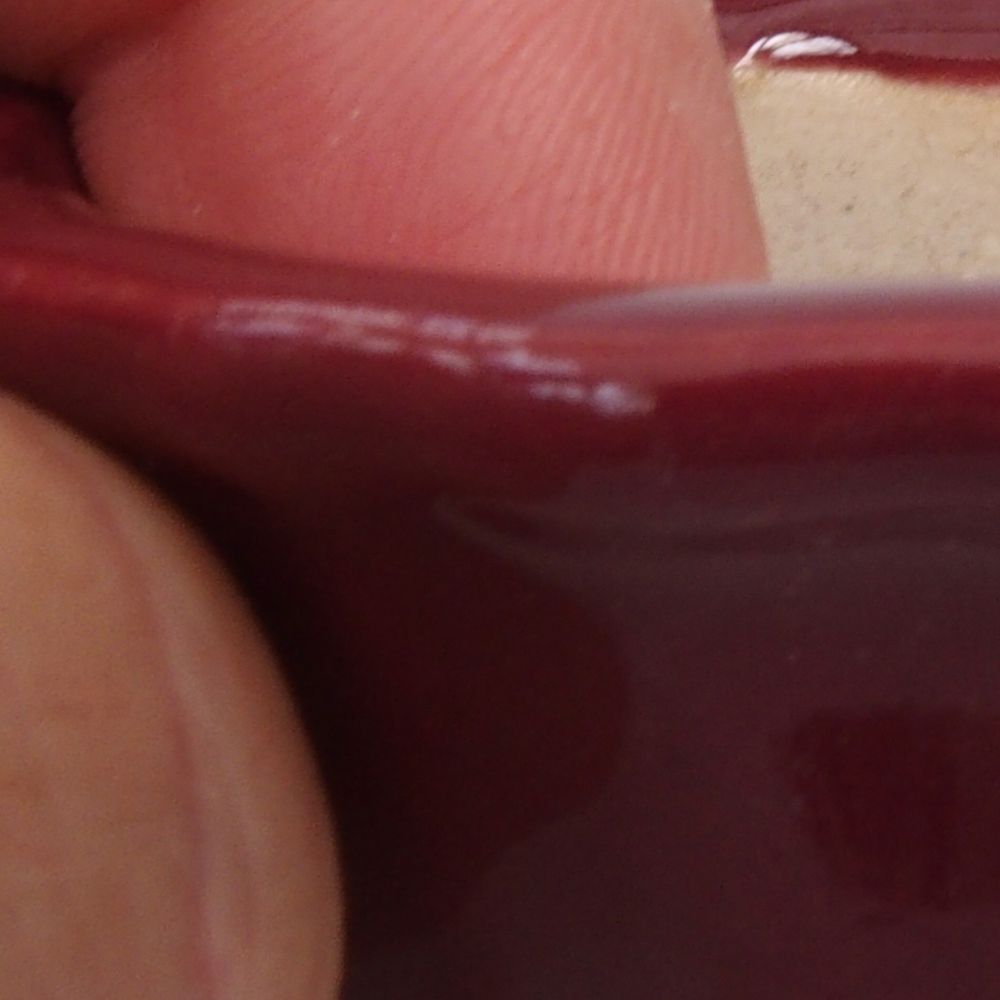 Mini bol bonsaï 5 x 5 x 2,5 cm, couleur bordeaux